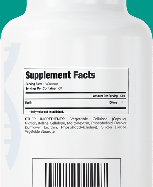 GenuinePurity Fisetin Supplement Facts